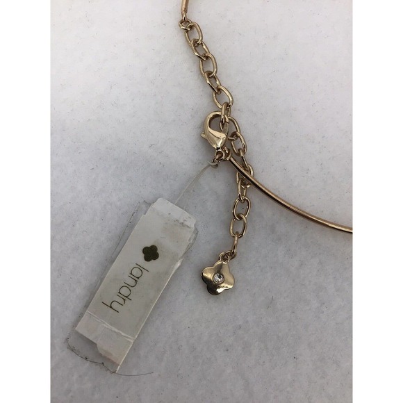 Iandry Fashion Matchstick Collar Necklace Gold Tone - Picture 2 of 10